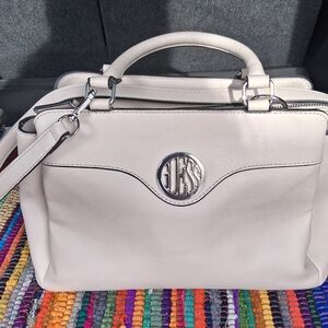 Guess Cream Satchel Bag